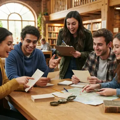 Trivia Scavenger Hunt Clues