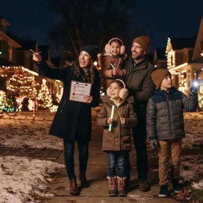 Christmas Light Scavenger Hunt